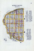 Huron County, Michigan State Atlas 1916 Automobile and Sportsmens Guide